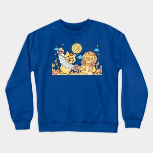 Lion Tiger Music Crewneck Sweatshirt